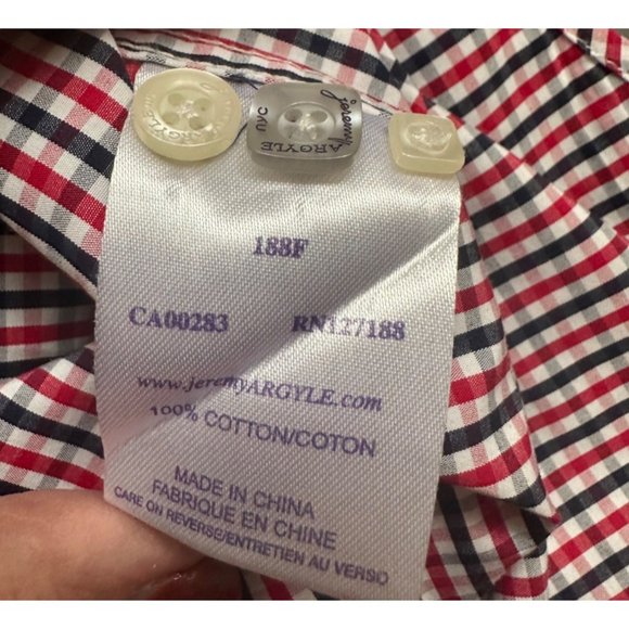 Jeremy Argyle NYC Men's L/S Button-down Shirt Size XXL - Picture 4 of 5